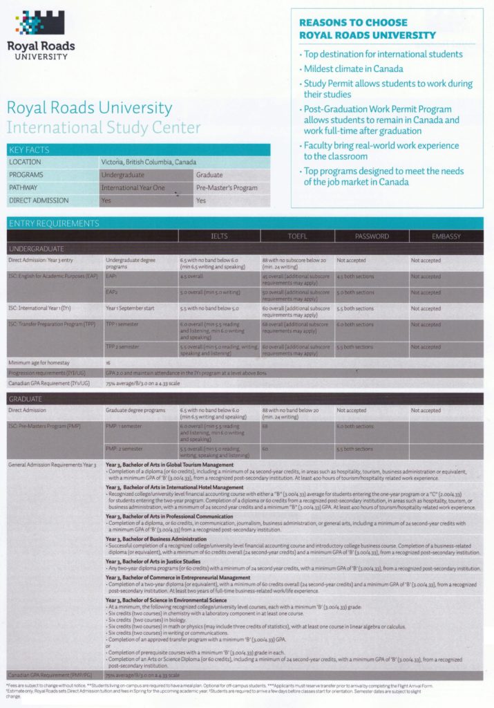 Royal Roads University ISC