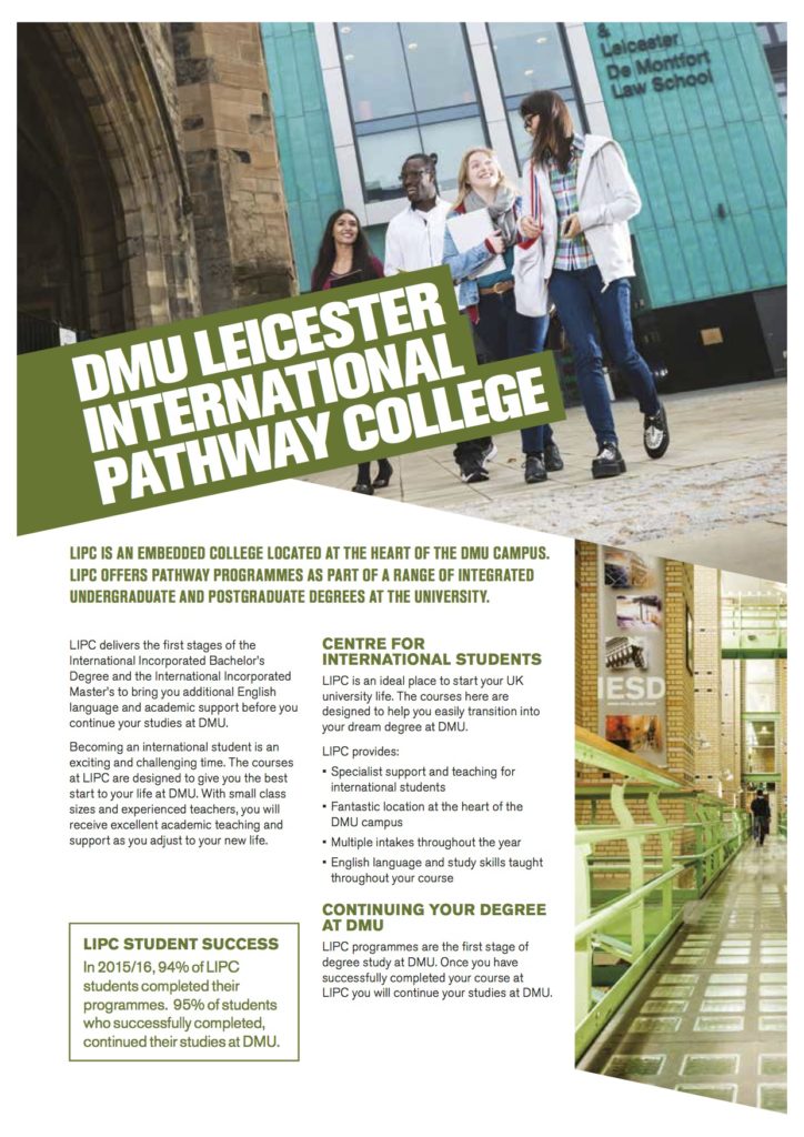 About Leicester International Pathway College