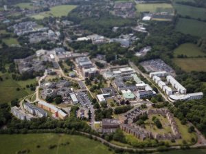 university of kent campus aerial